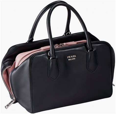 prada milano satchel bag|Prada inside bag.